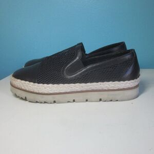 Makris Womens Size 8 / 38.5 Slip On Platform Espadrille Loafer Casual Shoes
